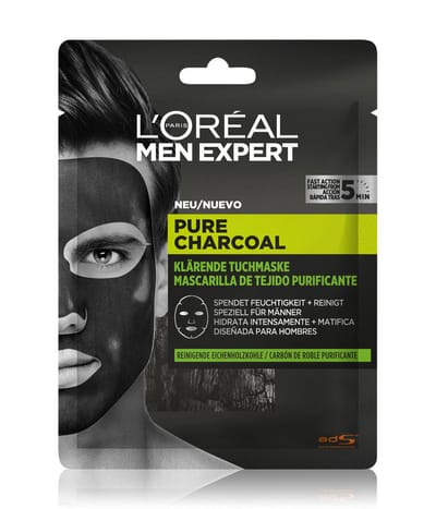 L'Oréal Men Expert Pure Charcoal Tuchmaske 30 g 3600523701308 base-shot_de
