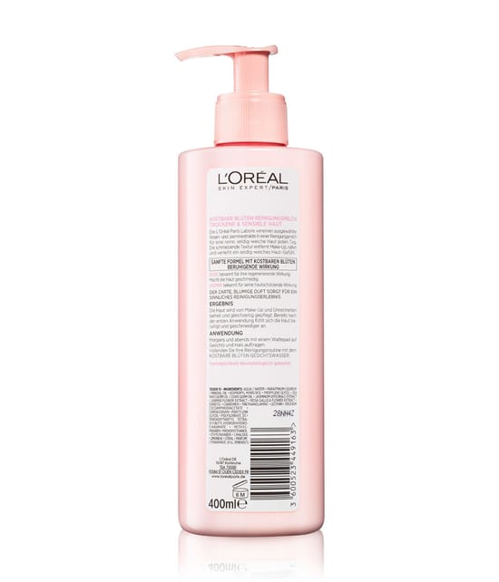 L'Oréal Paris Kostbare Blüten Reinigungsmilch 400 ml 3600523449163 pack-shot_de