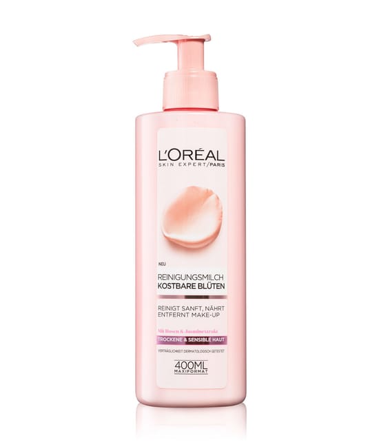 L'Oréal Paris Kostbare Blüten Reinigungsmilch 400 ml 3600523449163 base-shot_de