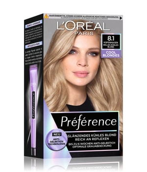 L'Oréal Paris Préférence Cool Blondes Nr. 8.1 - Helles Kühles Blond Haarfarbe