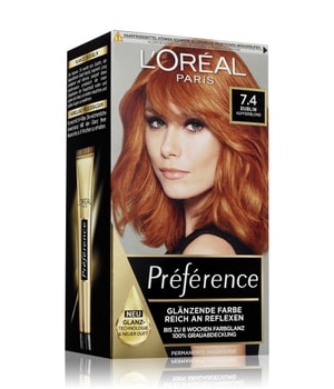 L'Oréal Paris Préférence Nr. 7.4 - Kupferblond Haarfarbe