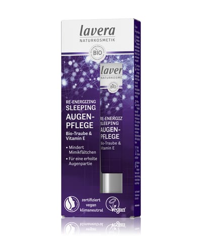 lavera Re-Energizing Sleeping Augenpflege Augencreme 15 ml 4021457635702 base-shot_de