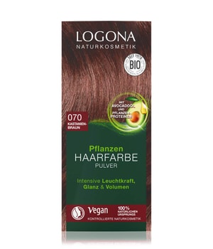 Logona Pflanzen Pulver Kastanienbraun Haarfarbe  100 g