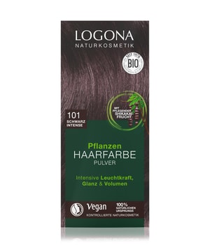 Logona Pflanzen Pulver Schwarz Intense Haarfarbe  100 g