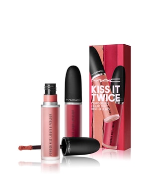 MAC MAC KISS IT TWICE POWDER KISS LIQUID DUO: BEST-SELLERS Lippen Make-up Set