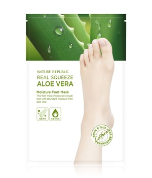 NATURE REPUBLIC Real Squeeze Aloe Vera Moisture Fußmaske  1 Stk