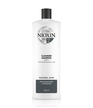 Nioxin System 2 Naturbelassenes Haar - Sichtbar Dünner Werdendes Haar Haarshampoo  1000 ml