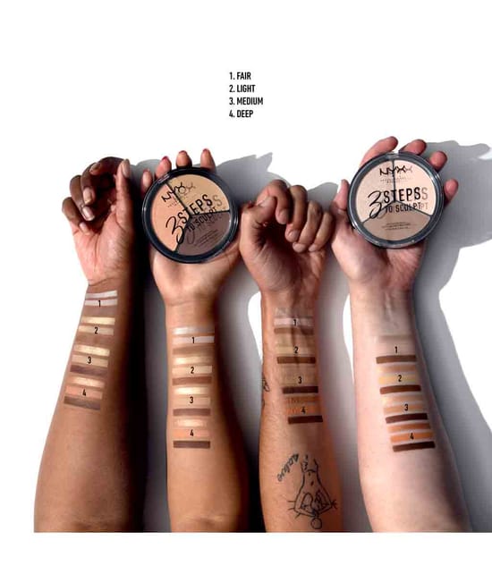 Produktbild 4 von 4, NYX Professional Makeup 3 Steps to Sculpt Make-up Palette