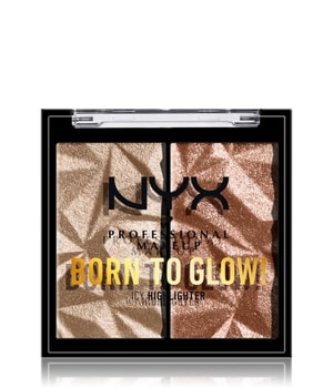 NYX Professional Makeup Born to Glow Icy Highlighter Duo Highlighter 2.1 g für Frauen, Farbe: Nr. 02 - Platinum Status