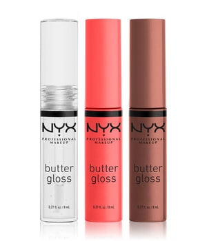 NYX Professional Makeup NYX Professional Makeup Geschenk-Set Butter Gloss Trio Lippen Make-up Set