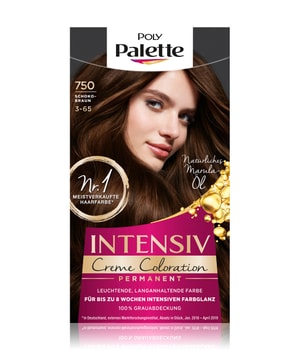 Poly Palette Intensiv Creme Coloration 3-65/750 Schokobraun Haarfarbe 115 ml für Frauen