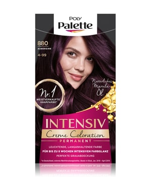 Poly Palette Intensiv Creme Coloration 4-99/880 Aubergine Haarfarbe 115 ml für Frauen