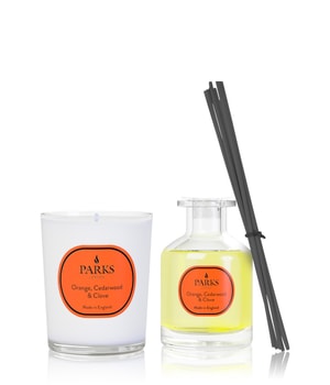 Parks London Aromatherapy Orange, Cedarwood & Clove Kerzenset