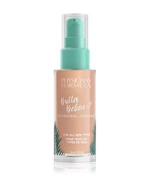 Physicians Formula Butter believe it! Foundation + Concealer Flüssige Foundation 30 ml für Frauen, Farbe: Light