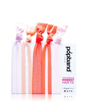 Popband London Printed Grapefruit Haargummi  5 Stk