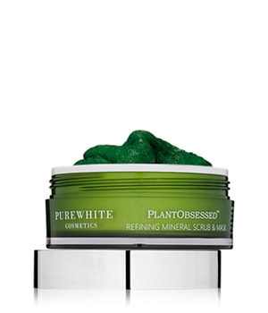 Pure White Cosmetics PlantObsessed Refining Mineral Scrub & Mask Gesichtsmaske  100 ml