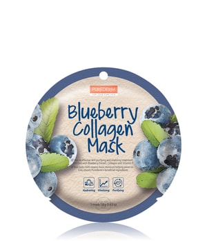 PUREDERM Blueberry Collagen Tuchmaske  1 Stk