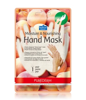 PUREDERM Moisture & Nourishing Peach Handmaske  1 Stk