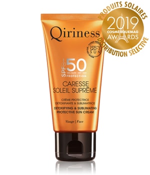 QIRINESS Caresse Soleil Suprême Detoxifying & Sublimating Protective Visage SPF 50 Sonnencreme  50 ml