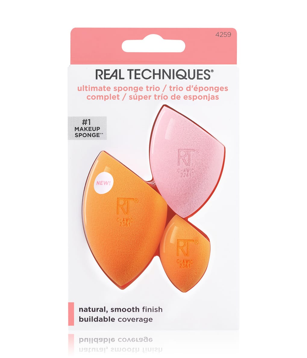 Real Techniques Ultimate Sponge Trio Make-Up Schwamm 3 Stk 079625042597 base-shot_de