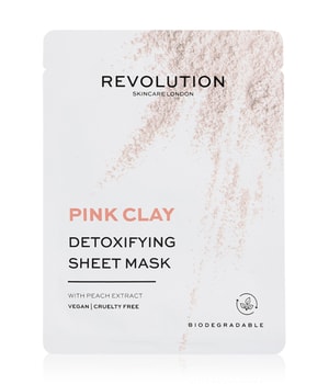 REVOLUTION SKINCARE Biodegradable Detoxifying Pink Clay Sheet Mask Set Gesichtspflegeset