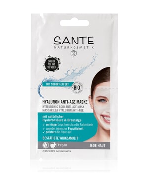 Sante Hyaluron Anti-Age Gesichtsmaske 8 ml für Frauen