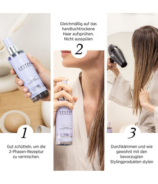 System Professional LipidCode LuxeBlond Haarlotion 180 ml 4064666085746 visual-shot_de