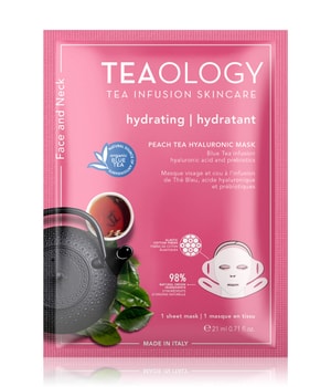TEAOLOGY Peach Tea Hyaluronic Mask Gesichtsmaske