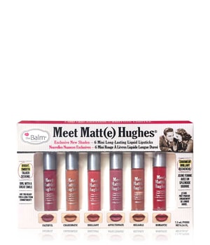 theBalm Meet Matt(e) Hughes Mini Kit Lippen Make-up Set 7.2 ml für Frauen, Farbe: Nr. Vol. 2