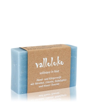Valloloko Soliloqui in Blue Limette, Eukalyptus & blaue Tonerde Stückseife 100 g unisex