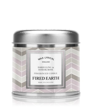 Wax Lyrical Fired Earth Darjeeling & Damask Rose Candle Tin Duftkerze  237 g