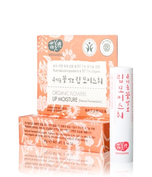 WHAMISA Organic Flowers Lip Moisture Lippenbalsam  Transparent