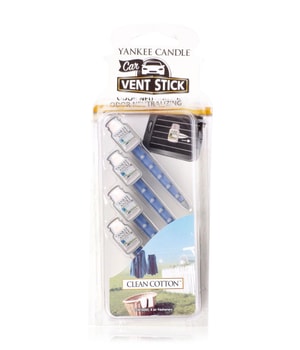Yankee Candle Clean Cotton Car Vent Stick Duftkerze  4 Stk