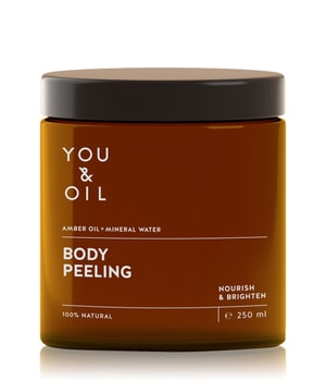YOU & OIL Nourish & Brighten Amber Oil+Mineral Water Körperpeeling  250 ml