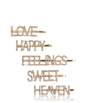 Zoë Ayla Bobby Pins Gold Rhinestone Word 1 Haarspangen  5 Stk