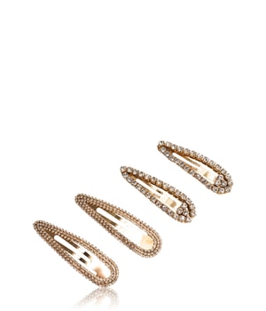 Zoë Ayla Clips Rhinestone Gold Haarspangen  4 Stk
