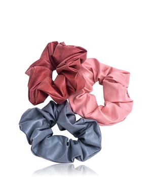 Zoë Ayla Scrunchie Leather Look Rose Haargummi  3 Stk