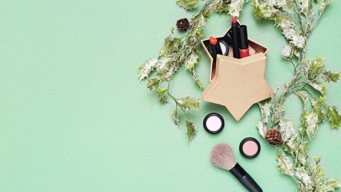Weihnachts-Make-up richtig schminken Make-up für Weihnachten