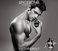Das Werbegesicht zum Vikot & Rolf Duft Spicebomb