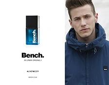 Kampagne zum Bench Man Parfum