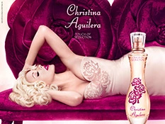 Entdecken Sie das neue Christina Aguilera Touch of Seduction Werbeplakat Christina Aguilera Touch of Seduction Eau de Parfum