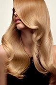 Glänzendes und strahlendes Haar Glänzendes Haar