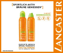 Jetzt Lancaster Sun Sport Sonnenspray bei Flaconi entdecken! Lancaster Sun Sport Invisible Mist Wet Skin Application Sonnenspray
