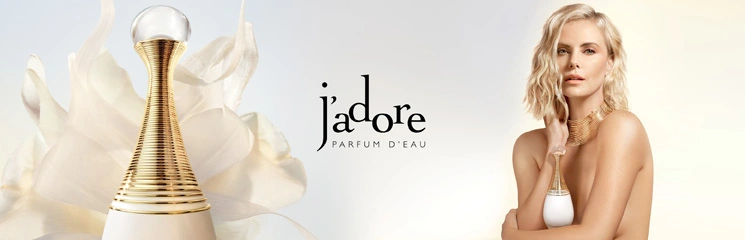 Dior J'Adore Parfum D'Eau Flakon und Frau