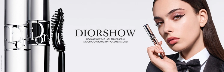 Dior Diorshow Maximize 4D Lash Serum und Model