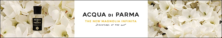 Markenlogo und Acqua di Parma Produkte