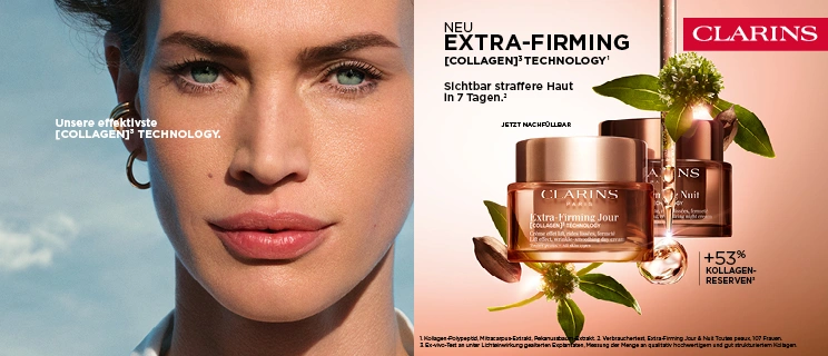 Clarins Produkte und Model