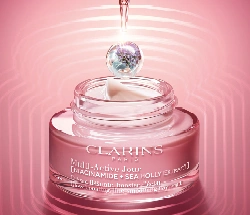Clarins Creme Tiegel rosa
