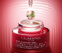 Clarins Creme Tiegel rot
