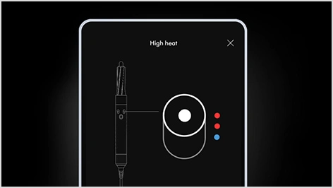 dyson Airwrap i.d. Anpassbare Temperatureinstellungen